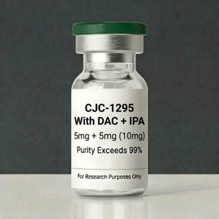 CJC-1295 No DAC & Ipamorelin Blend | 10mg Vial (5mg+5mg) | Synergistic GH Pulse