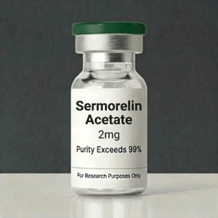 Sermorelin Acetate (Anti-Aging Peptide) | 5mg – 10mg Vials | >99% Purity